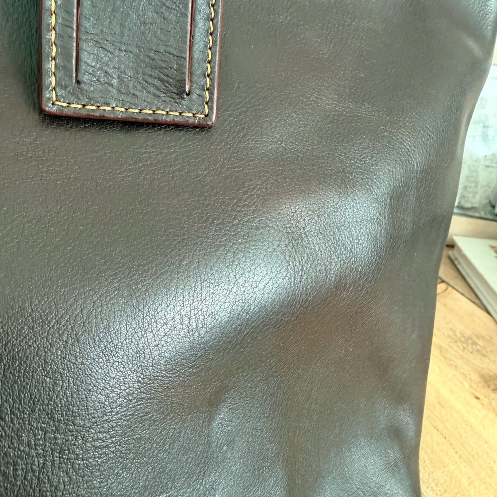 Dooney & Bourke T’Moro Brown Florentine Leather Tote - Picture 16 of 16